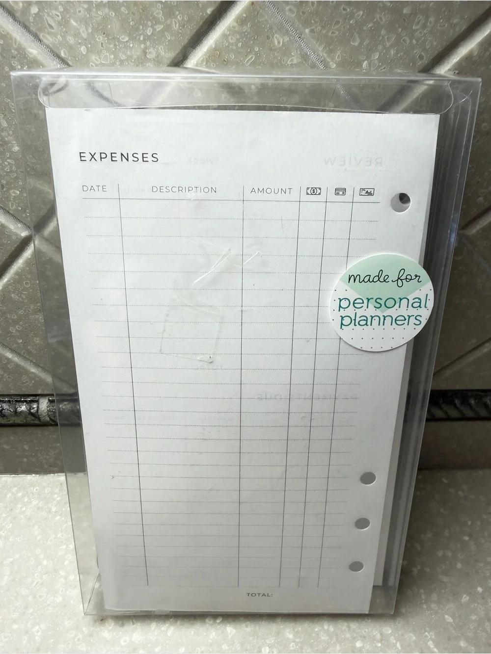 Filofax Personal Refills.